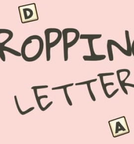 Dropping Letters